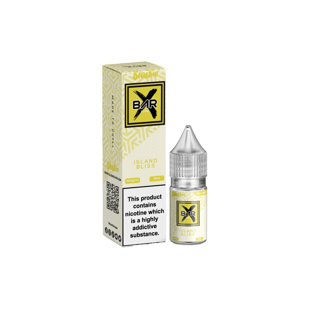 10mg Slushie Bar Xtra Nic Salt 10ml (50VG/50PG) - Flavour: Tropical Twist