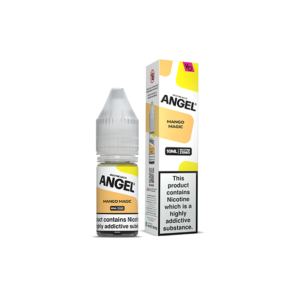 10mg Angel by Vapes Bar Nic Salt 10ml (50VG/50PG) - Flavour: Grape Ice