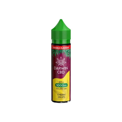 Darwin 3000mg CBD Isolate E-Liquid 60ml - Flavour: Juicy Strawberry