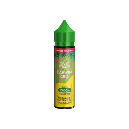 Darwin 3000mg CBD Isolate E-Liquid 60ml - Flavour: Mixed Berries & Menthol Mix