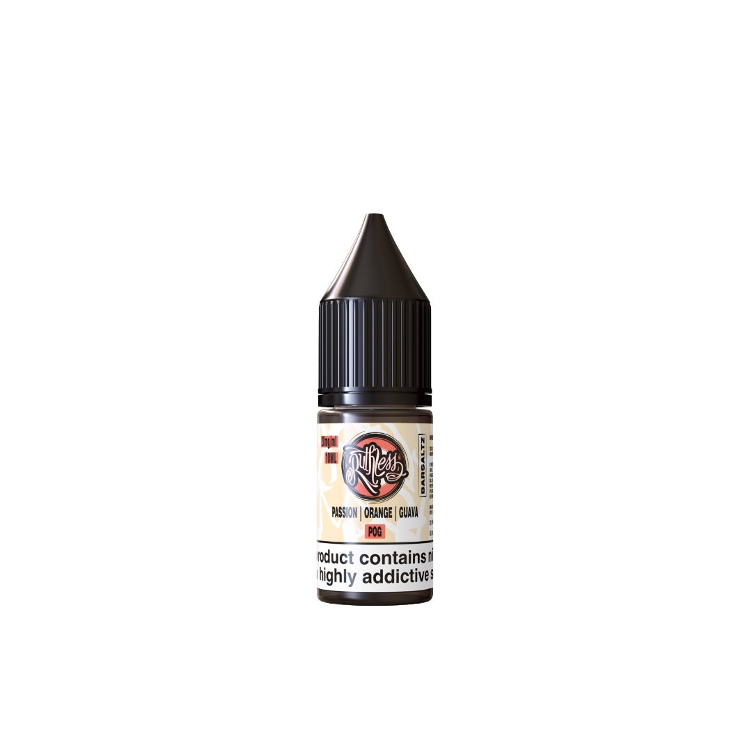 20mg Ruthless Bar Saltz 10ml Nic Salt (50VG/50PG) - Flavour: Ruthless StrawMelon on Ice