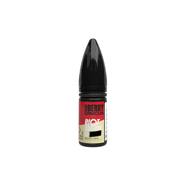 5mg Riot Squad BAR EDTN 10ml Nic Salts (50VG/50PG) - Flavour: Strawberry Kiwi