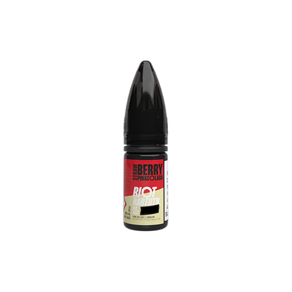 5mg Riot Squad BAR EDTN 10ml Nic Salts (50VG/50PG) - Flavour: Strawberry Blueberry Ice