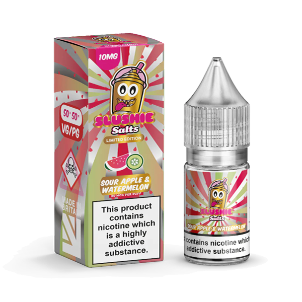 10mg Slushie by Liqua Vape 10ml Flavoured Nic Salts - Flavour: Rainbow Slush