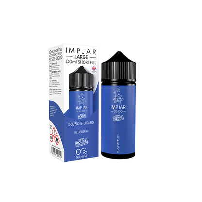 0mg Imp Jar Original 100ml Shortfill (50VG/50PG) - Flavour: Strawberry Raspberry & Cherry