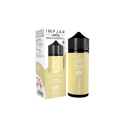 0mg Imp Jar Original 100ml Shortfill (50VG/50PG) - Flavour: Blueberry