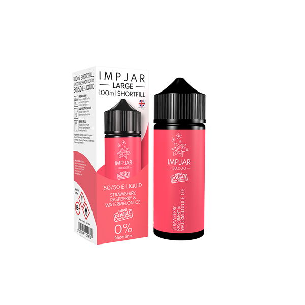 0mg Imp Jar Original 100ml Shortfill (50VG/50PG) - Flavour: Pink Lemonade