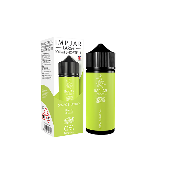0mg Imp Jar Original 100ml Shortfill (50VG/50PG) - Flavour: Blueberry & Sour Raspberry