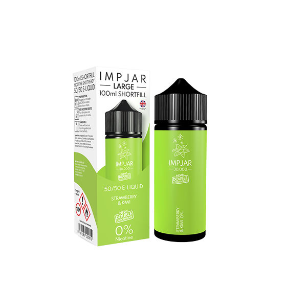 0mg Imp Jar Original 100ml Shortfill (50VG/50PG) - Flavour: Spearmint