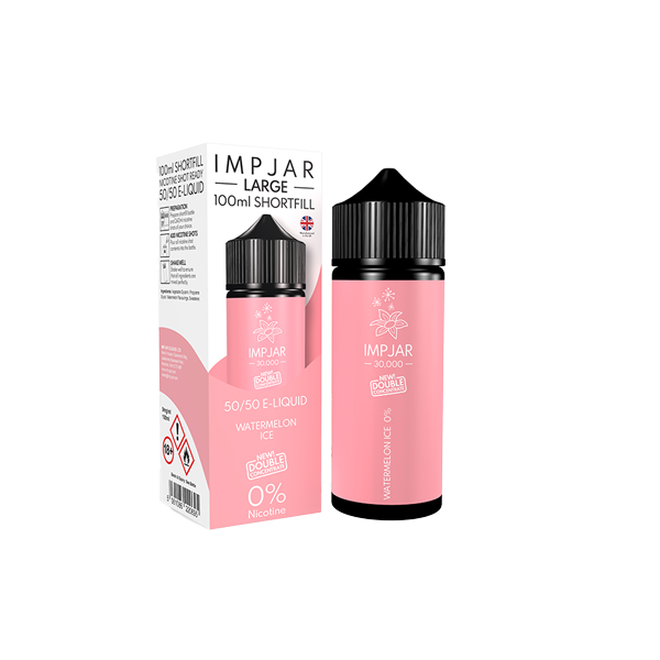 0mg Imp Jar Original 100ml Shortfill (50VG/50PG) - Flavour: Pink Lemonade