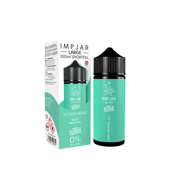 0mg Imp Jar Original 100ml Shortfill (50VG/50PG) - Flavour: Cherry