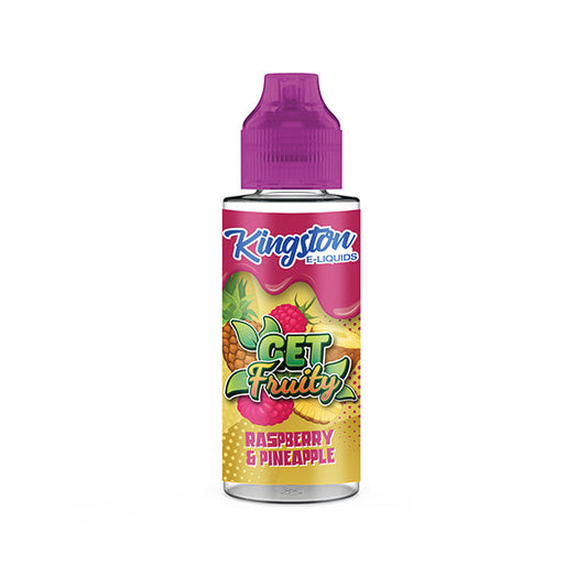 Kingston Get Fruity 100ml Shortfill 0mg (70VG/30PG) - Flavour: Raspberry & Pineapple