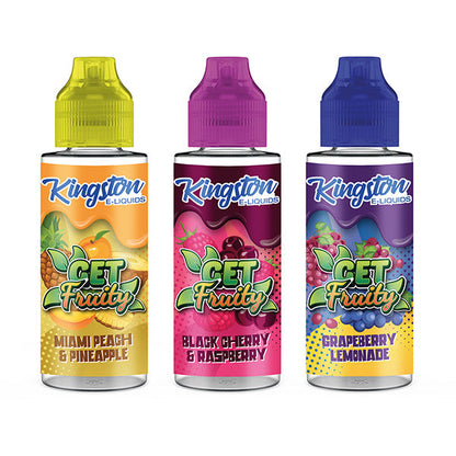 Kingston Get Fruity 100ml Shortfill 0mg (70VG/30PG) - Flavour: Raspberry & Pineapple