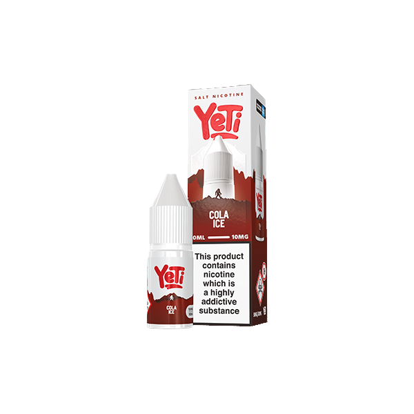 10mg Yeti Summit Series 10ml Nic Salts (50VG/50PG) - Flavour: Cherry Ice
