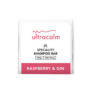 Ultracalm 50mg CBD Shampoo Bar 100g - Flavour: Raspberry Gin