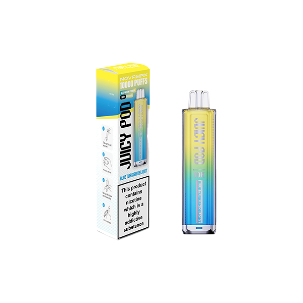 20mg Juicy Pod Novamax Disposable Pod Vape Kit 10000 Puffs - Flavour: Juicy Peach