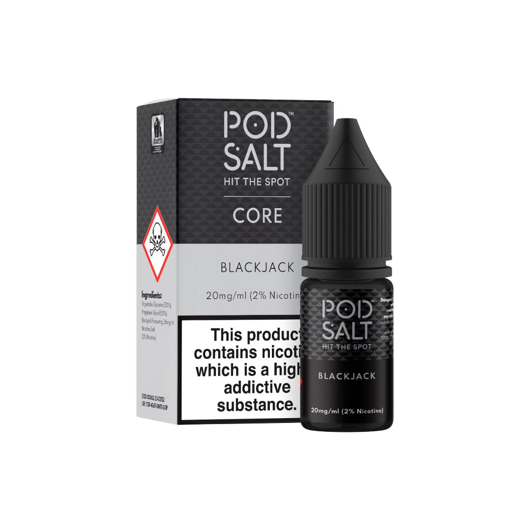20mg Pod Salt Core 10ml Nic Salt (50VG/50PG) - Flavour: Lemon & Lime Ice