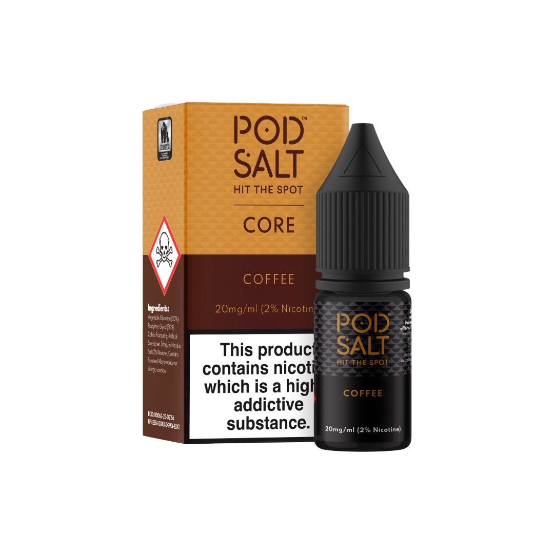 11mg Pod Salt Core 10ml Nic Salts (50VG/50PG) - Flavour: Vanilla
