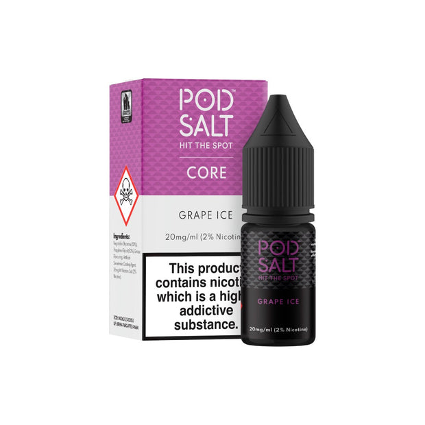 5mg Pod Salt Core 10ml Nic Salt (50VG/50PG) - Flavour: Coffee