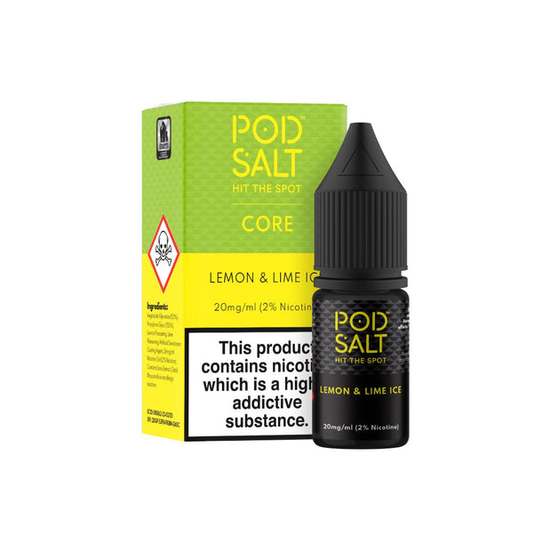 5mg Pod Salt Core 10ml Nic Salt (50VG/50PG) - Flavour: Coffee