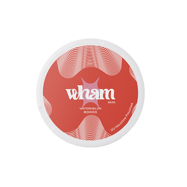 6mg Wham Regular Nicotine Pouch - 20 Pouches (Buy 1 Get 1 Free) - Flavour: Watermelon