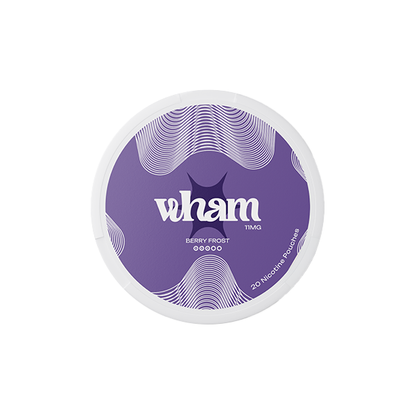 11mg Wham Regular Nicotine Pouch - 20 Pouches - Flavour: Berry Frost