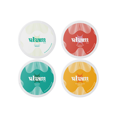 11mg Wham Regular Nicotine Pouch - 20 Pouches - Flavour: Berry Frost