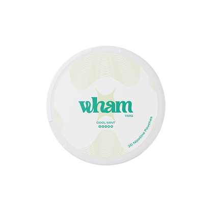 11mg Wham Regular Nicotine Pouch - 20 Pouches (Buy 1 Get 1 Free) - Flavour: Winter Green