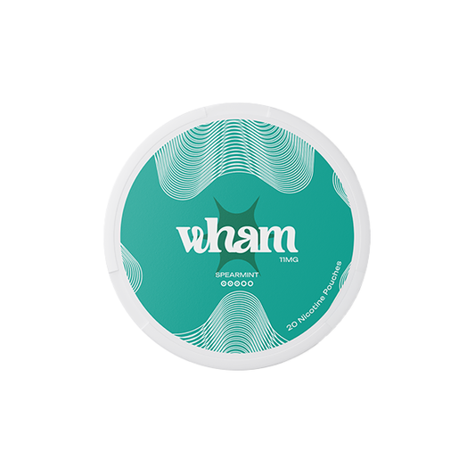 11mg Wham Regular Nicotine Pouch - 20 Pouches - Flavour: Spearmint