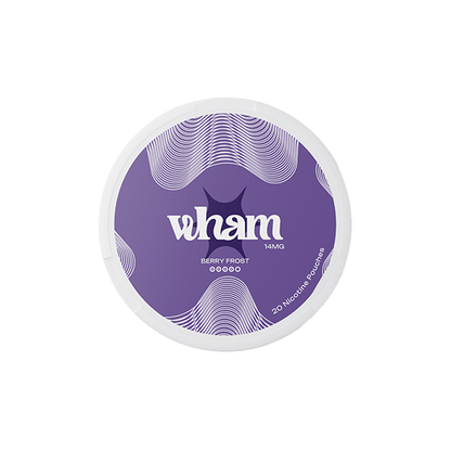 14mg Wham Regular Nicotine Pouch - 20 Pouches (Buy 1 Get 1 Free) - Flavour: Spearmint