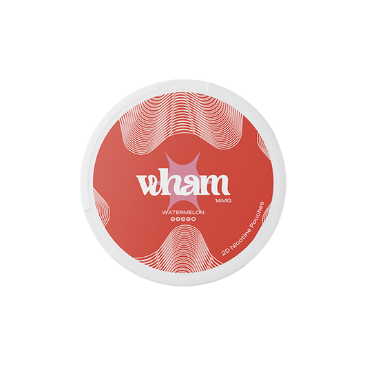 14mg Wham Regular Nicotine Pouch - 20 Pouches - Flavour: Watermelon