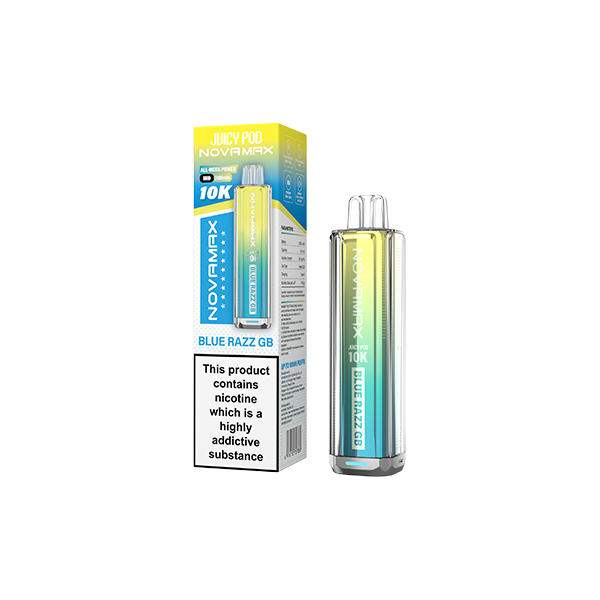 20mg Juicy Pod Novamax Disposable Pod Vape Kit 10000 Puffs - Flavour: Lemon & Lime