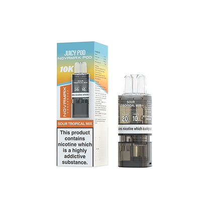 20mg Juicy Pod Novamax Prefilled Pods 10000 Puffs - 1 Pcs - Flavour: Summer Romance