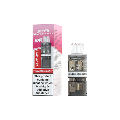 20mg Juicy Pod Novamax Prefilled Pods 10000 Puffs - 1 Pcs - Flavour: Summer Romance