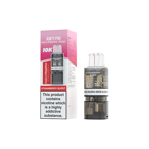 20mg Juicy Pod Novamax Prefilled Pods 10000 Puffs - 1 Pcs - Flavour: Fresh Mint