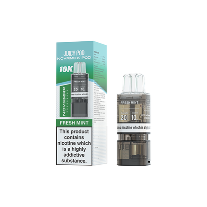 20mg Juicy Pod Novamax Prefilled Pods 10000 Puffs - 1 Pcs - Flavour: Strawberry Burst
