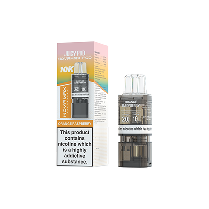 20mg Juicy Pod Novamax Prefilled Pods 10000 Puffs - 1 Pcs - Flavour: Pineapple Soda Lemonade
