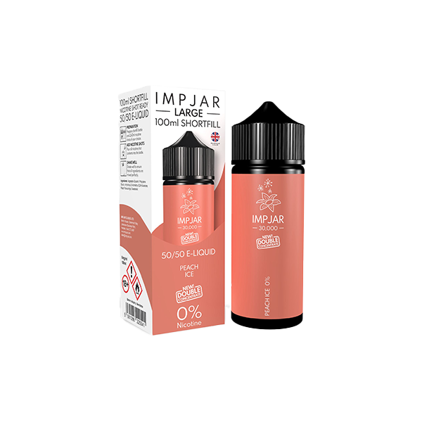 0mg Imp Jar Original 100ml Shortfill (50VG/50PG) - Flavour: Sweet Strawberry