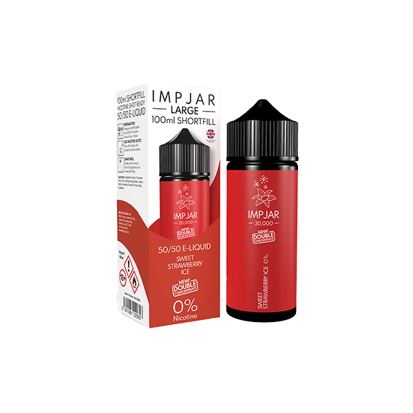 0mg Imp Jar Original 100ml Shortfill (50VG/50PG) - Flavour: Blueberry