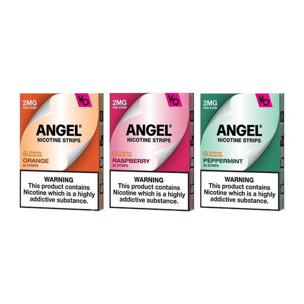 2mg Angel by Vapes Bars Nic Strips - 20 Strips - Flavour: Raspberry