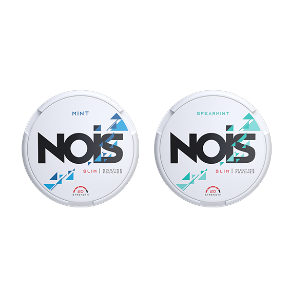 20mg NOIS Slim Nicotine Pouches - 22 Pouches - Flavour: Spearmint