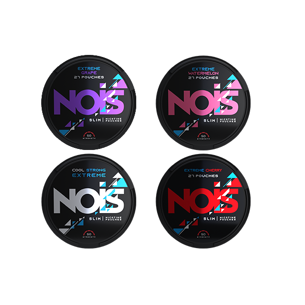 50mg NOIS Slim Nicotine Pouches - 27 Pouches - Flavour: Grape Extreme