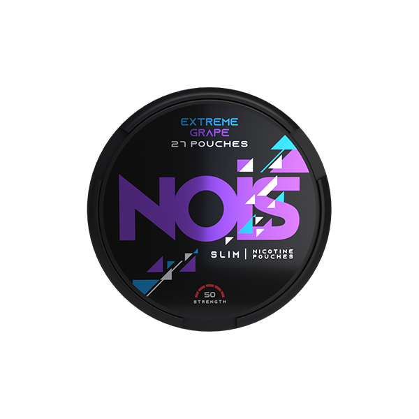 50mg NOIS Slim Nicotine Pouches - 27 Pouches - Flavour: Grape Extreme