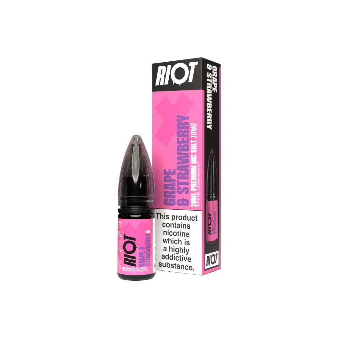 10mg RIOT X 10ml Nic Salts by Riot Squad (50VG/50PG) - Flavour: Cola Ice