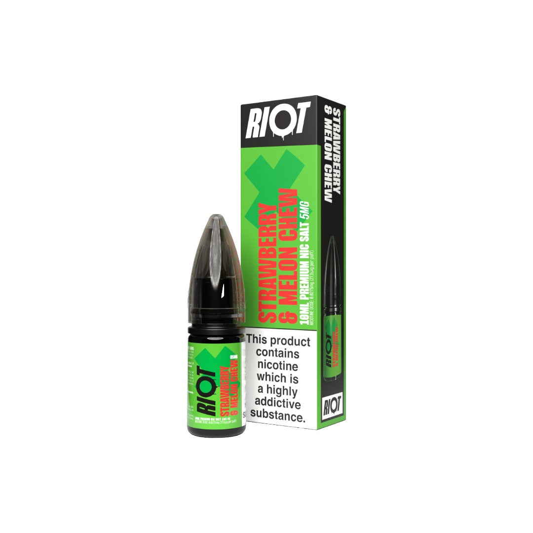 5mg RIOT X 10ml Nic Salts by Riot Squad (50VG/50PG) - Flavour: Cola Ice