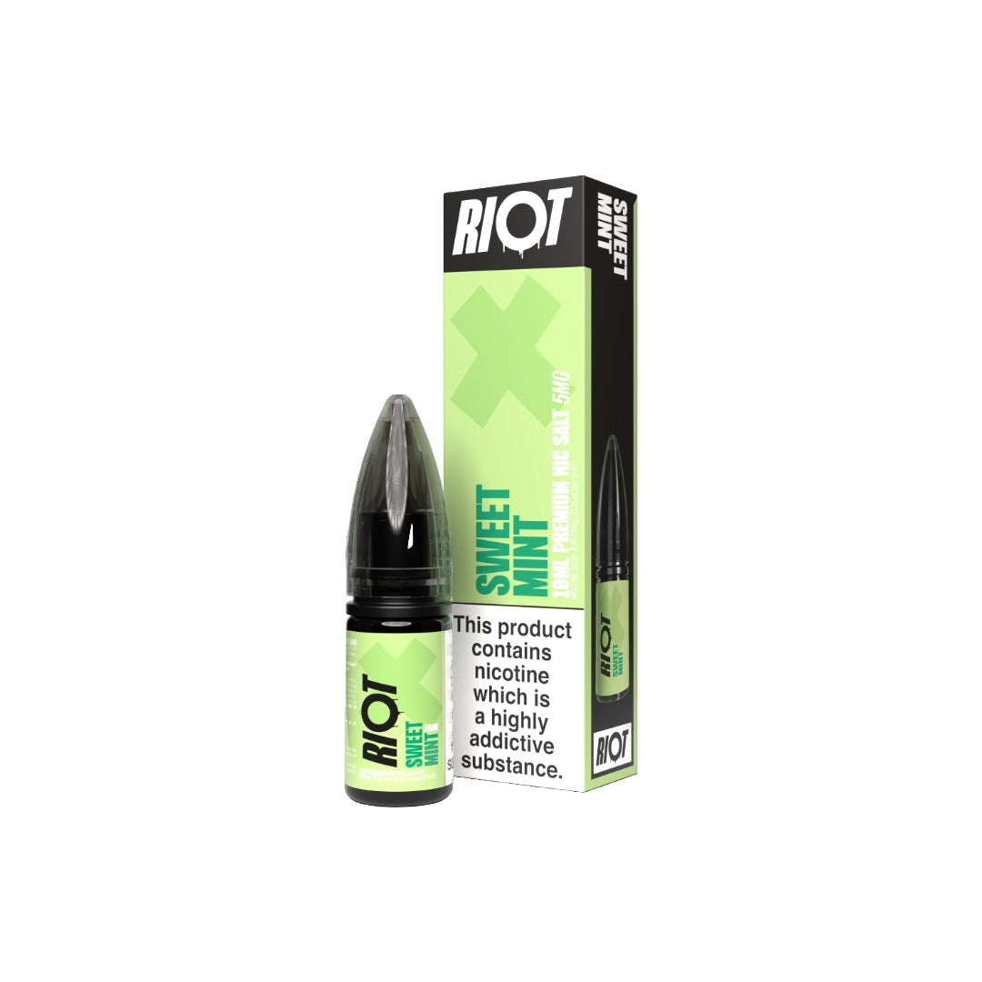 5mg RIOT X 10ml Nic Salts by Riot Squad (50VG/50PG) - Flavour: Cola Ice