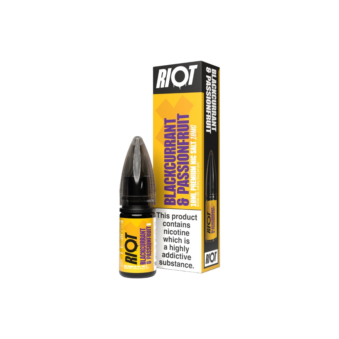 10mg RIOT X 10ml Nic Salts by Riot Squad (50VG/50PG) - Flavour: Sweet Mint