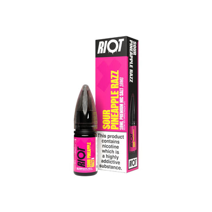10mg RIOT X 10ml Nic Salts by Riot Squad (50VG/50PG) - Flavour: Cola Ice