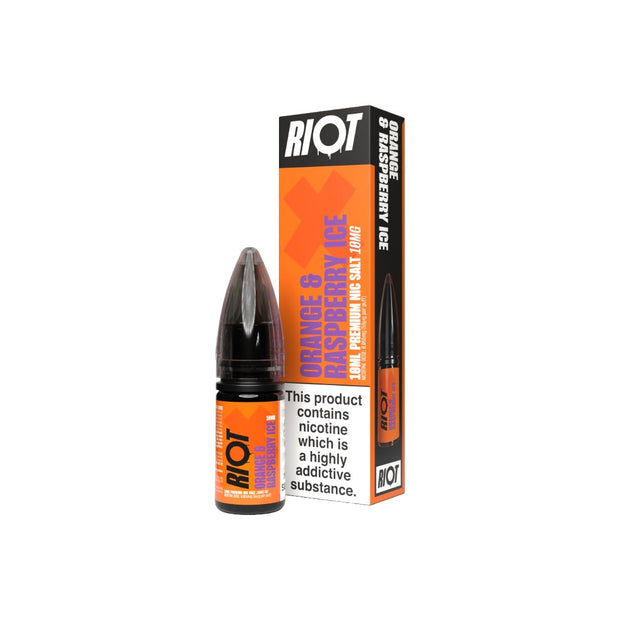 10mg RIOT X 10ml Nic Salts by Riot Squad (50VG/50PG) - Flavour: Dark Fruits