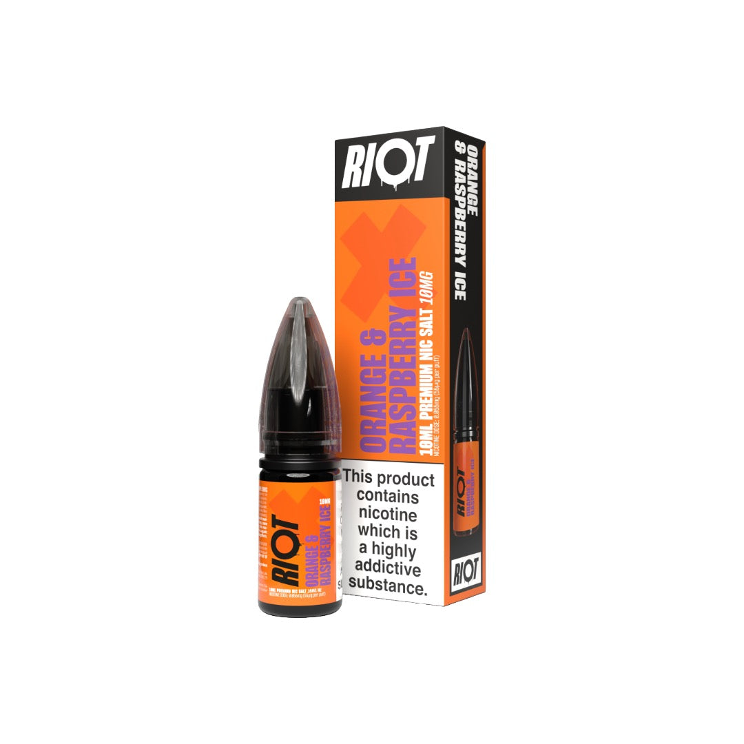 10mg RIOT X 10ml Nic Salts by Riot Squad (50VG/50PG) - Flavour: Sour Pineapple Razz